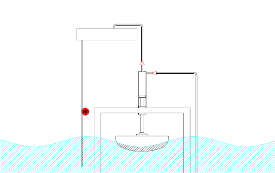 Diagram of the Freeflow Wave Pump